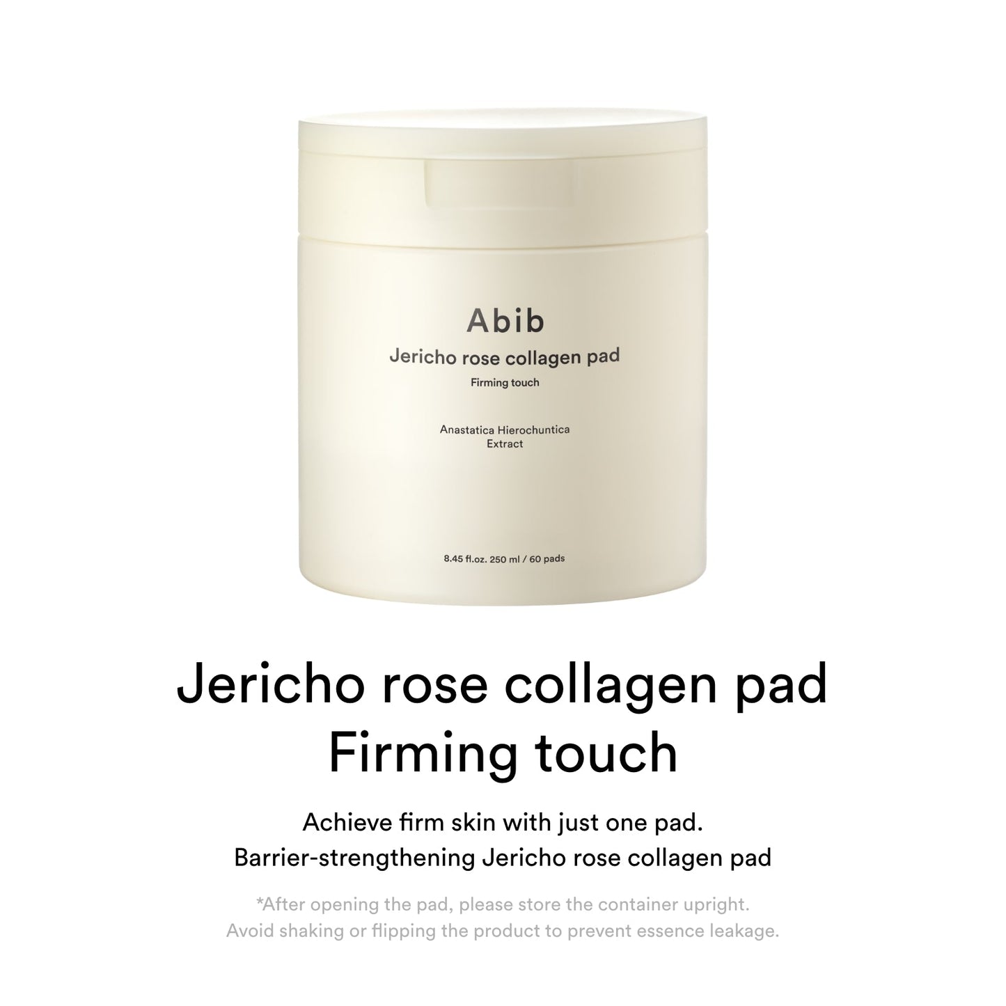 Abib Pads Jericho Rose Collagen Firming Touch x 60Uni.