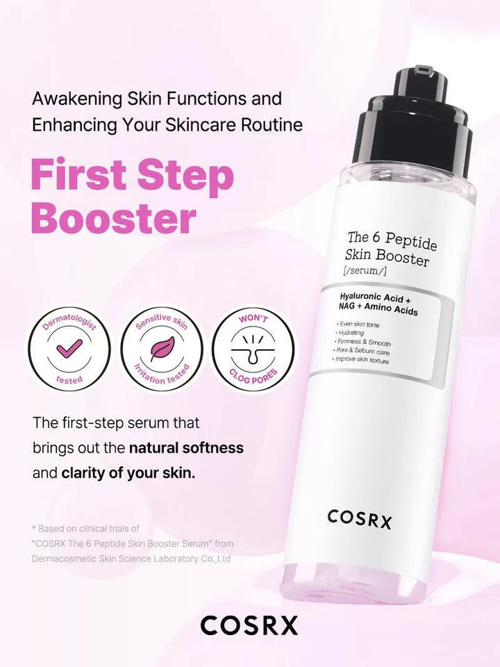 Cosrx Serum potenciador con 6 péptidos x 150ml - 6 Peptide Skin Booster Serum