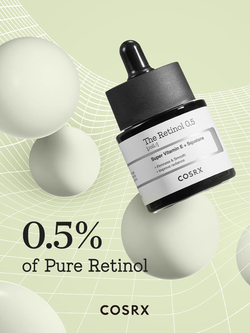 Cosrx Retinol 0.5 Super Vitamina E + Escualano x 20ml